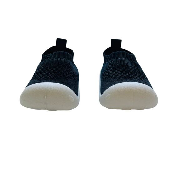 2 Tiny Feet Knitted Breathable Non-Slip Shoes Black Size 5-5.5 (13-18 months) - Picture 4 of 10